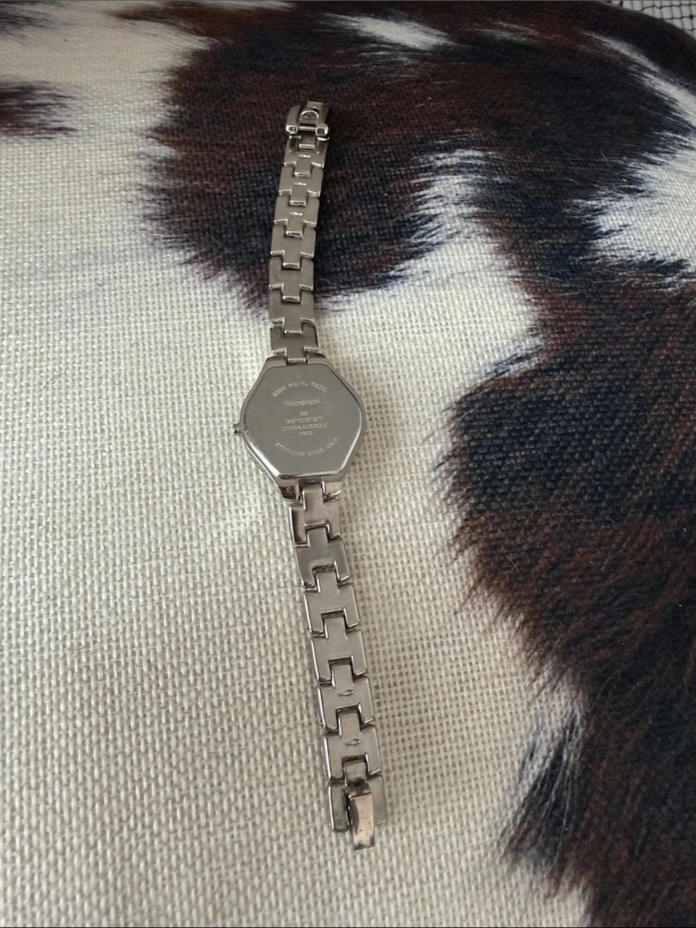 Vintage FMD Digital Women’s Silver-Tone Watch